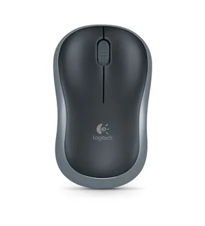 Mouse LOGITECH M185 - Negro, 2 botones, RF inalámbrico, Óptico 910-002225