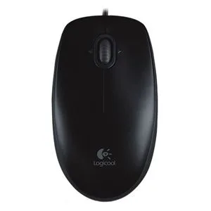 Mouse LOGITECH M100 - Negro, 3 botones, Alámbrico, Óptico, 1000 DPI 910-001601