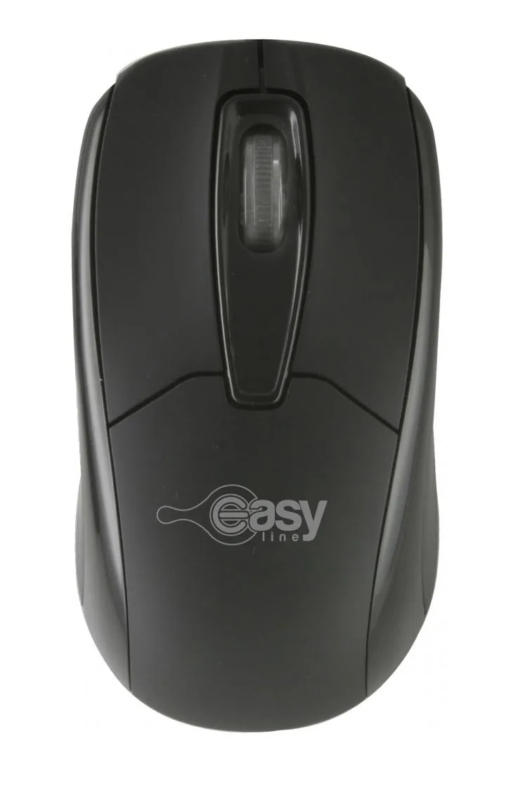 Mouse Easy Line EASY LINE - Negro, USB, 1000 DPI EL-993377