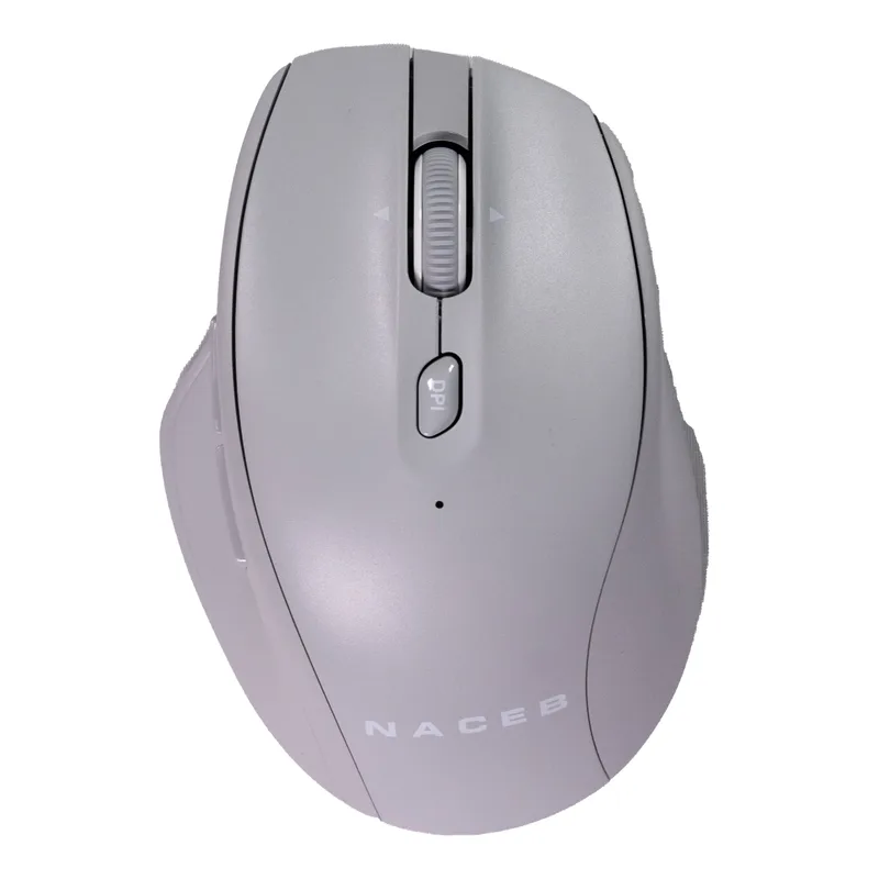 Naceb Mouse Inal Dual Mode 2.4G+Bt Gris Na-0139G Naceb Technology 1600 DPI