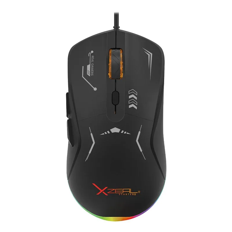 Mouse GAMER XST-401 NEGRO. XSAMGA2B Xzeal 7200 DPI