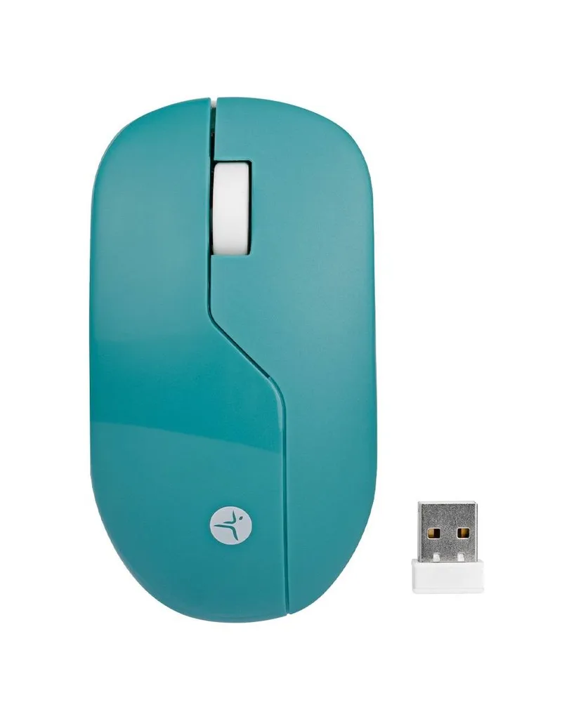 Mouse Inalámbrico ARMOR Recargable TECHZONE color Verde - 1200 DPI, 3 Botones TZACMOI40