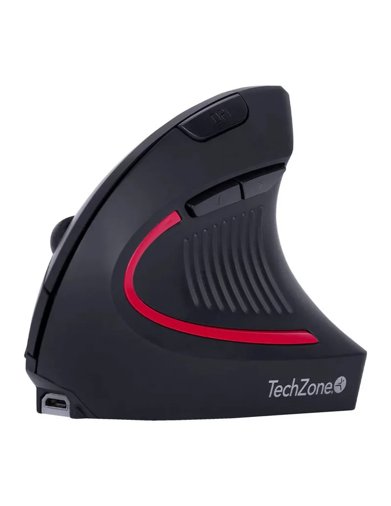 Mouse inalámbrico TECHZONE recargable ERGONO 02 TZMOUINA-06
