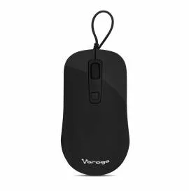 Mouse Alámbrico VORAGO MO-102-BK - Negro, 4 Botones, USB, 1, 000 / 1, 600 DPIs 1000 DPI
