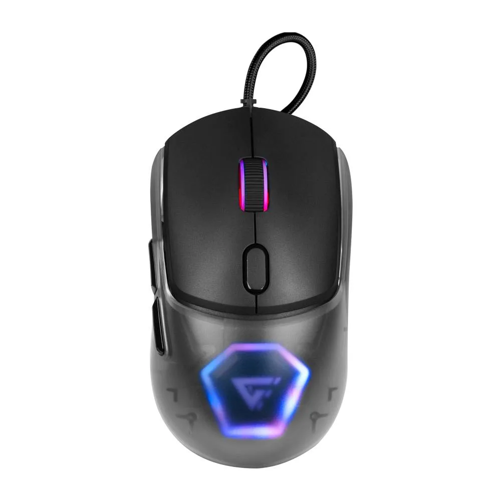 Mouse Game Factor MOG530-BK - Carcasas Intercambiables, Pixart 3327, 12, 000 Dpi, RGB, Usb, Negro 12000 DPI