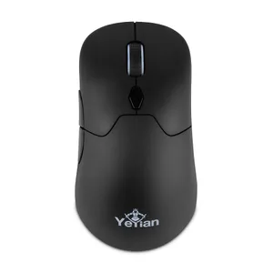 Yeyian Mouse Gamer Shift 3 en 1 con RGB - Hasta 26000 Dpi, Conex 2.4 GHZ, 2 Fundas Intercambiables Inc, Iluminacion RGB Custom, Mod. YGM-WWRB-01