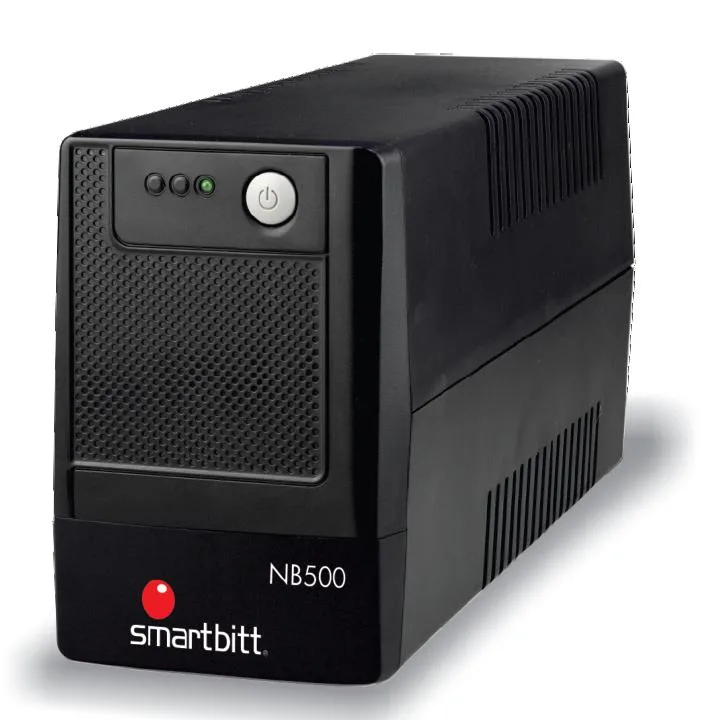 No-Break SMARTBITT SMARTBITT 500 - 500 VA, 250 W, Negro, Hogar SBNB500