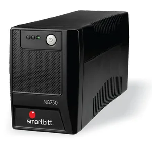No-Break SMARTBITT SMARTBITT 750 (NB-750) - 750 VA, 375 W, Negro, Hogar y Oficina SBNB750