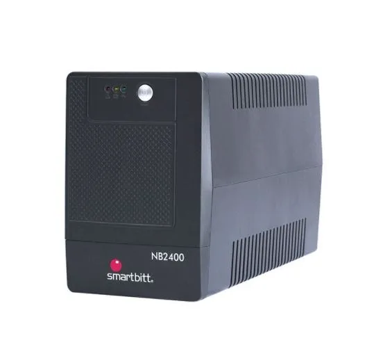 No Break SMARTBITT SBNB2400 - 2400 VA, 1200 W, Negro, Hogar y Oficina