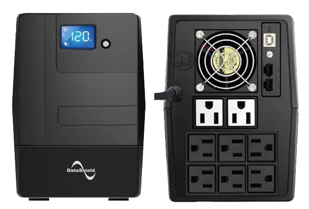 No-Break DATASHIELD KS-1500 PRO - 1500 VA, 900 W, Negro KS-1500 LCD