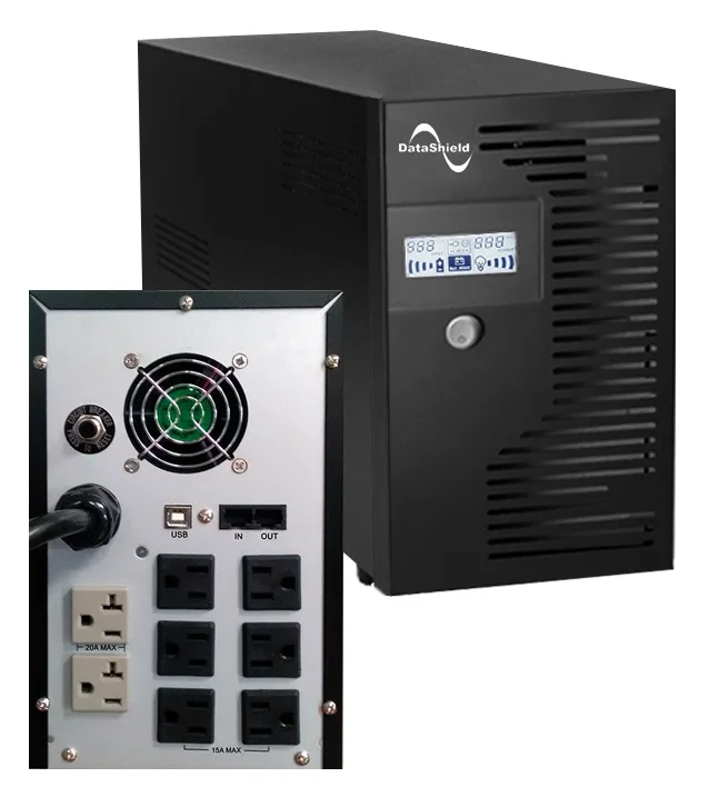 No Break KS 3000 LCD DATASHIELD KS 3000 - 3000 VA, Negro KS3000