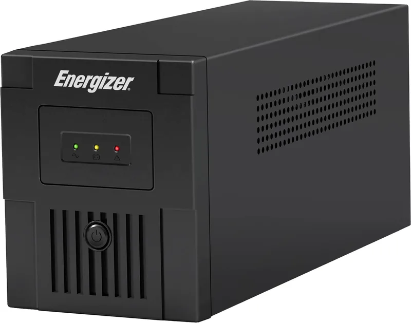 No Break Energizer 1500VA/900W (ERENUPS15VA). AVR - 2 bat. 12V/9AH, 8 contactos (4 respaldo), LED/Alarma. Cert. RoHS/NOM/CE. 2 años gtía 1500 VA