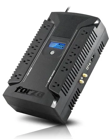No-Break FORZA HT-1000LCD - 1000 VA, 500 W, Negro