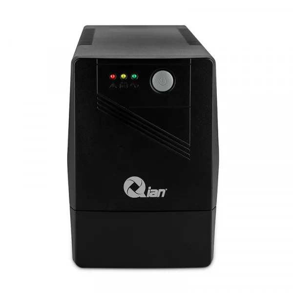 No Break UPS Qian QEI-500V-01 - 500 VA, 300 W, Negro