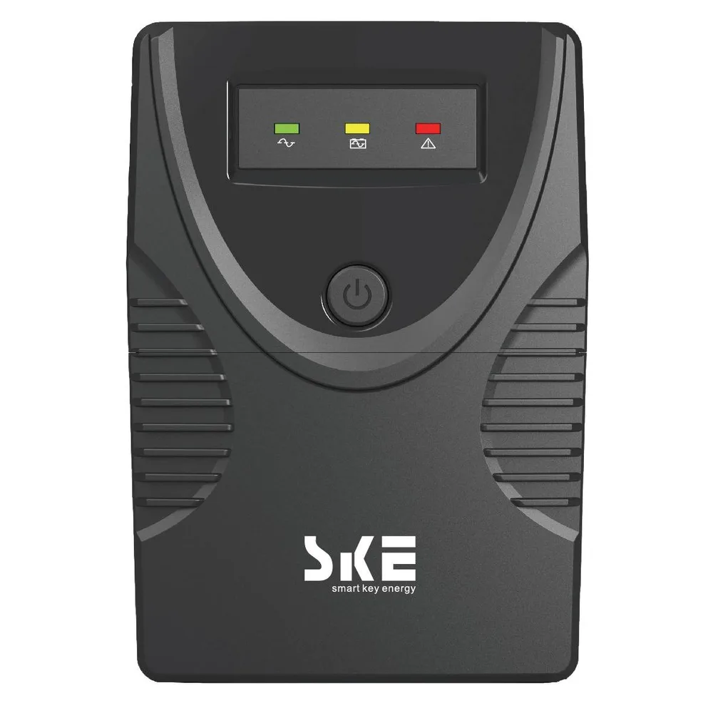 No Break Interactivo SKE Energy GP1000 1000va/600w - Color Negro y Gris, Voltaje de Entrada y Salida 120V 1000 VA