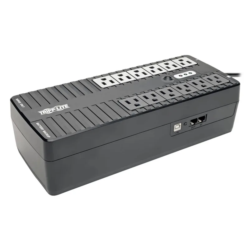 No-Break TRIPP-LITE - 750 VA, 450 W, 12 h, Negro, Hogar y Oficina INTERNET750U