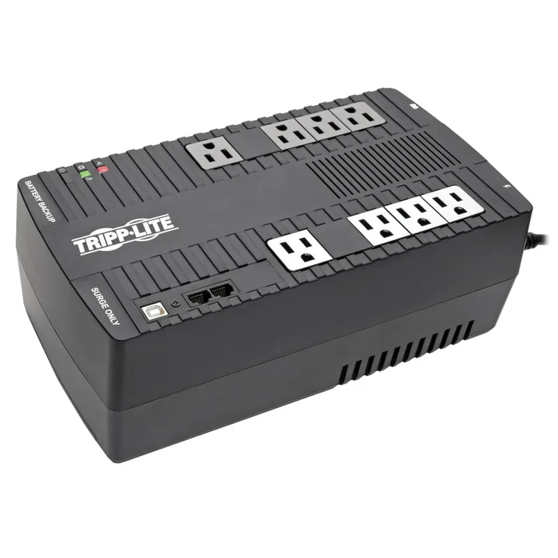 No-Break TRIPP-LITE - 700 VA, 350 W, 12 h, Negro, Hogar y Oficina AVR700U