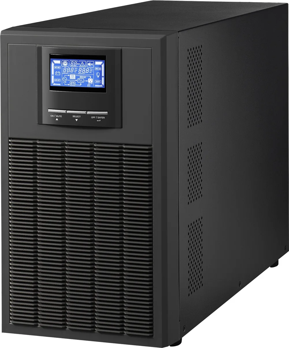 UPS Online doble conversión Monofasico torre GAMMA 3K 3000VA/2700W - 4 NEMA 5-15/20R protegidos, entrada L5/30P voltaje 60/145V, salida