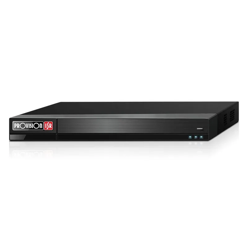 NVR de 8 canales Via Red - soporta cámaras IP de hasta 12 MP, SATA para HDD 10 TB, 4K, metadatos, DDA2, Check Point PROVISION-ISR 1280 x 1024 Pixeles