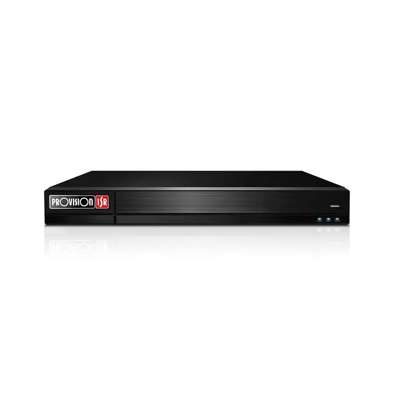 NVR de 16 canales Via Red - soporta cámaras IP de hasta 12 MP, 2 SATA para HDD 10 TB, P2P, metadatos, DDA2, Check Point PROVISION-ISR 20 TB
