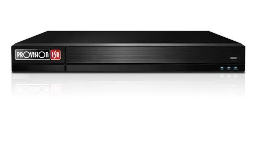 NVR de 16 canales - soporta cámaras IP de hasta 8 MP, 2 SATA para HDD 10 TB, P2P, metadatos, DDA2, Check Point PROVISION-ISR 20 TB NVR8-16400AN(1U)-V2