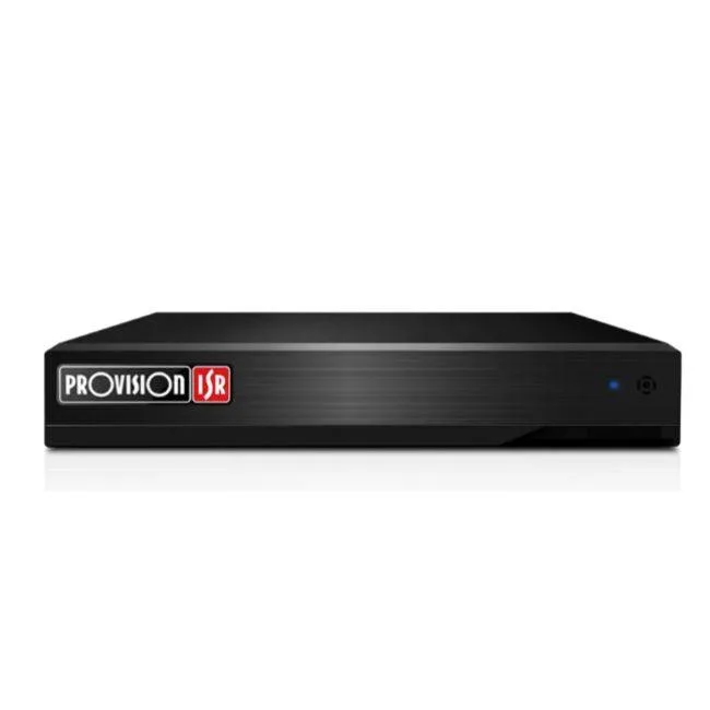 NVR de 4 canales PoE - soporta cámaras IP de hasta 5 MP, SATA PARA HDD 6 TB, P2P, DDA2 analíticos básicos PROVISION-ISR NVR5-4100PXN(MM)