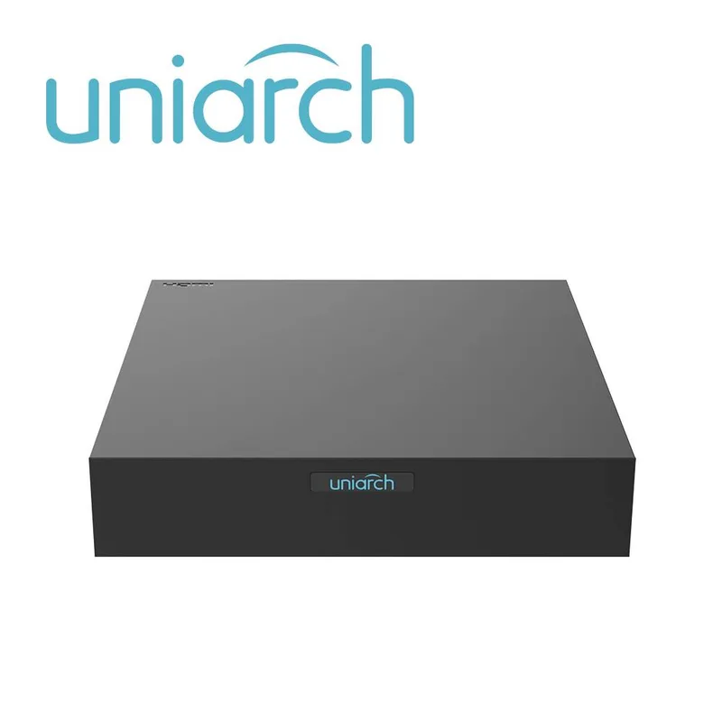 NVR 4 Canales Uniarch (NVR-104S3-P4-ECO) 6MP / 4ch PoE / Capacidad 1 Disco Duro hasta 6TB Total / PoE 100 mts / Ultra 265 / Analíticas SI 6 TB