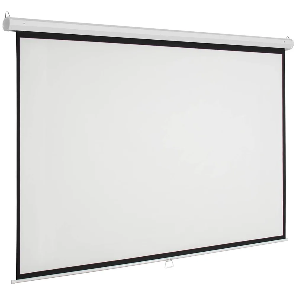Pantalla de Proyección de pared manual MSC-154 - MULTIMEDIA SCREEN, 1.54x1.54m. 86 pulgadas diagonales Multimedia Screens Blanco