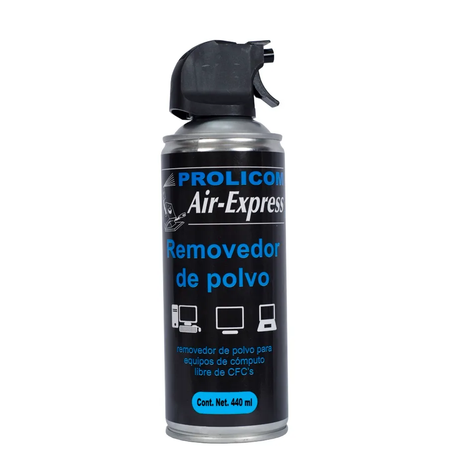 Aire comprimido PROLICOM - AIR-EXPRESS, 440ml, Aire comprimido, Conexiones y teclados Negro 367004