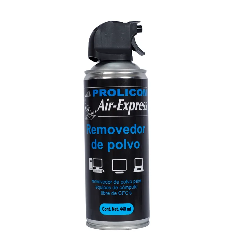 Aire comprimido PROLICOM - AIR-EXPRESS, 440ml, Aire comprimido, Conexiones y teclados Negro 367004