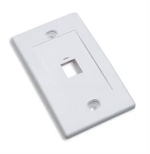 163286 Tapa (faceplate) 1 Perforacion Color Blanco INTELLINET