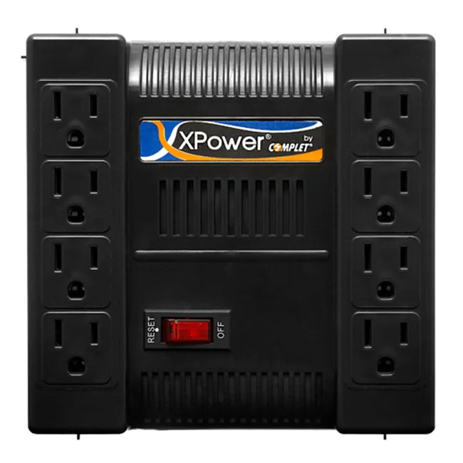 Regulador c/Supresor XP 1300VA 8 Cont COMPLET XPOWER 1300 VA ERV-9-001