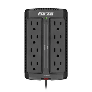 Regulador FORZA Capacidad de voltaje 900VA/450W. 8 tomas de corriente 900 VA FVR-901M