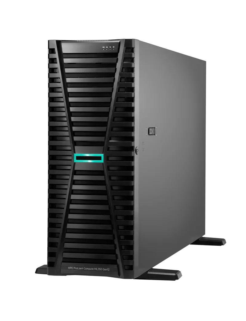 HPE ProLiant Compute ML350 Gen12 6505P 12c 1P 1x64GB-R 8SFF MR408i-o 1x960GB SSD 2x800W PS LA Server Hewlett Packard Enterprise 1 TB P89085-DM5