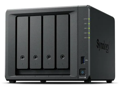 Servidor NAS marca Synology modelo DS425+ 4 Bahias DiskStation Intel Celeron