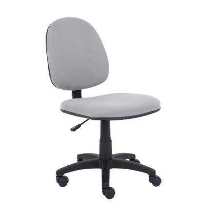 Silla Básica Nextep NE-650BG de Altura Ajustable Color Gris - Base Giratoria Tela en Malla Ajustable 10 cm, Cromada, soporta hasta 120 kg