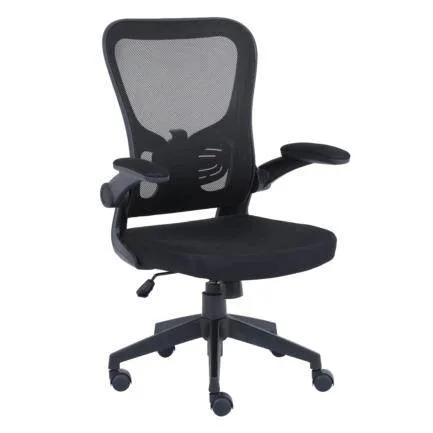 Silla Ejecutiva Nextep NE-650A de Altura y Descansa Brazos Ajustable y Reclinable Color Negra Negro