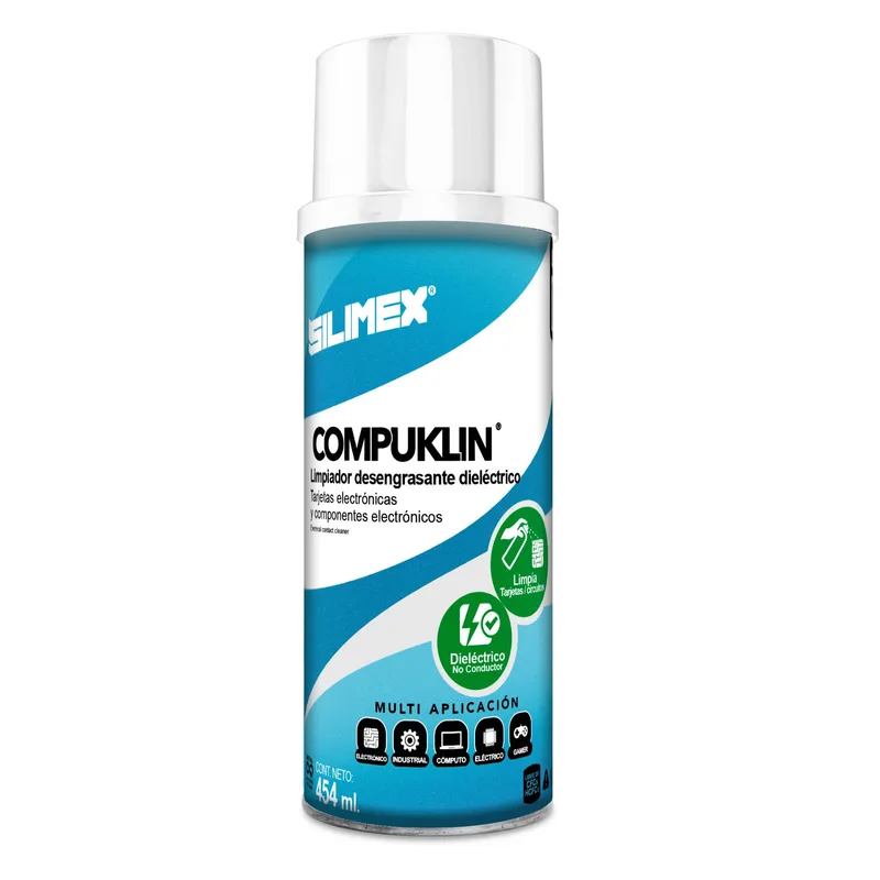 Spray Limpiador SILIMEX - Azul, Líquido COMPUKLIN
