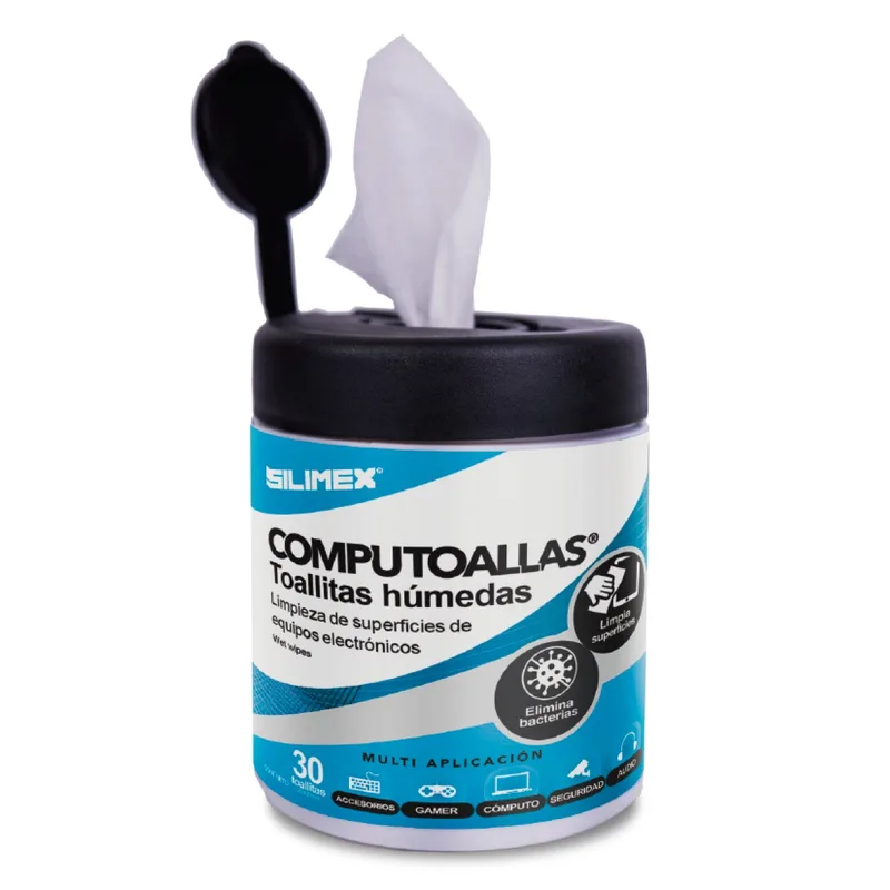Toallas húmedas SILIMEX - Paños húmedos, Componentes electrónicos COMPUTOALLAS
