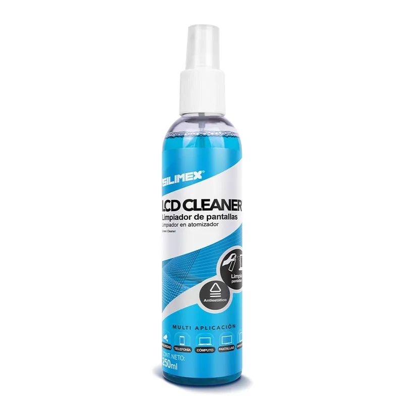 Limpiador antiestático SILIMEX - Atomizador, 250 ML LCD Cleaner