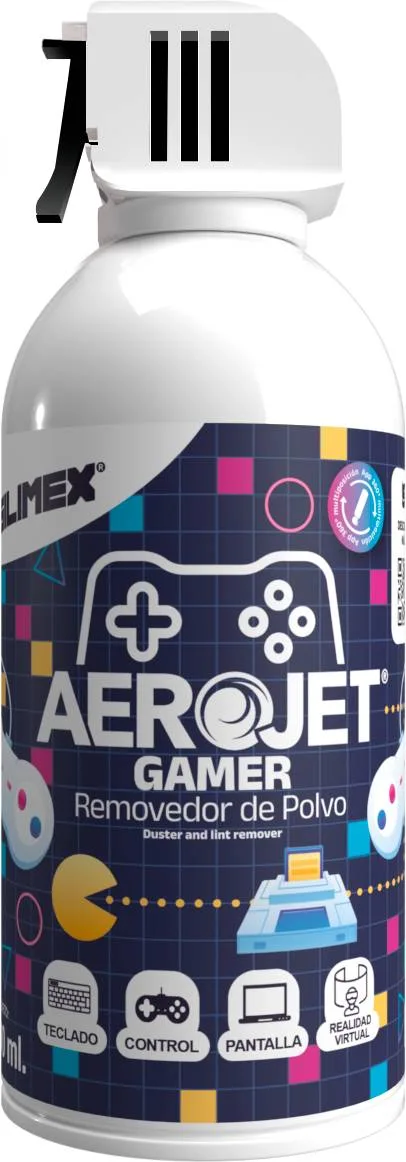 AEROJET GAMER 300 ML Mantén tus Equipos Libres de Polvo SILIMEX Blanco 7503018454016
