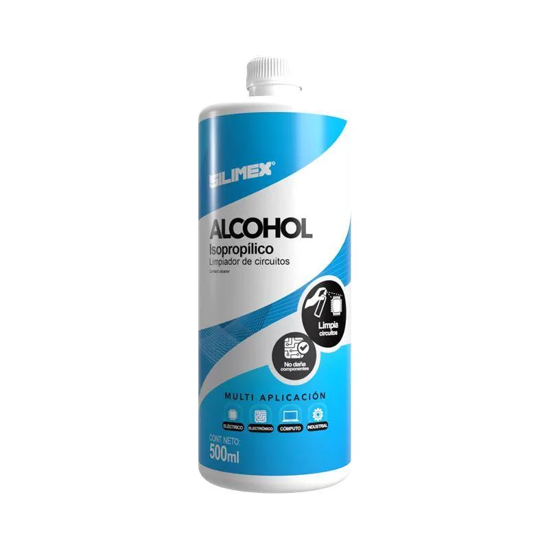 IsoPro Alcohol Isopropilico 500 ml SILIMEX 750300219651