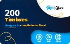 Timbres Fiscales ASPEL Paquete de 200 Timbres FACTE/200 (Electronico) SAE