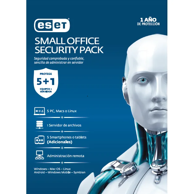 ESET Small Office Security Pack - Base, 5 licencias 1 Año(s) TMESET-066