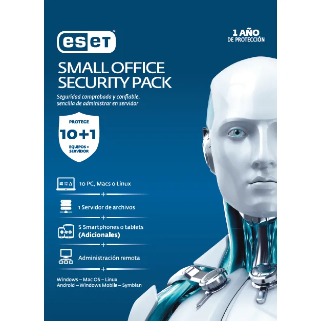 ESET Small Office Security Pack - Antivirus, 10 licencias 1 Año(s) TMESET-067