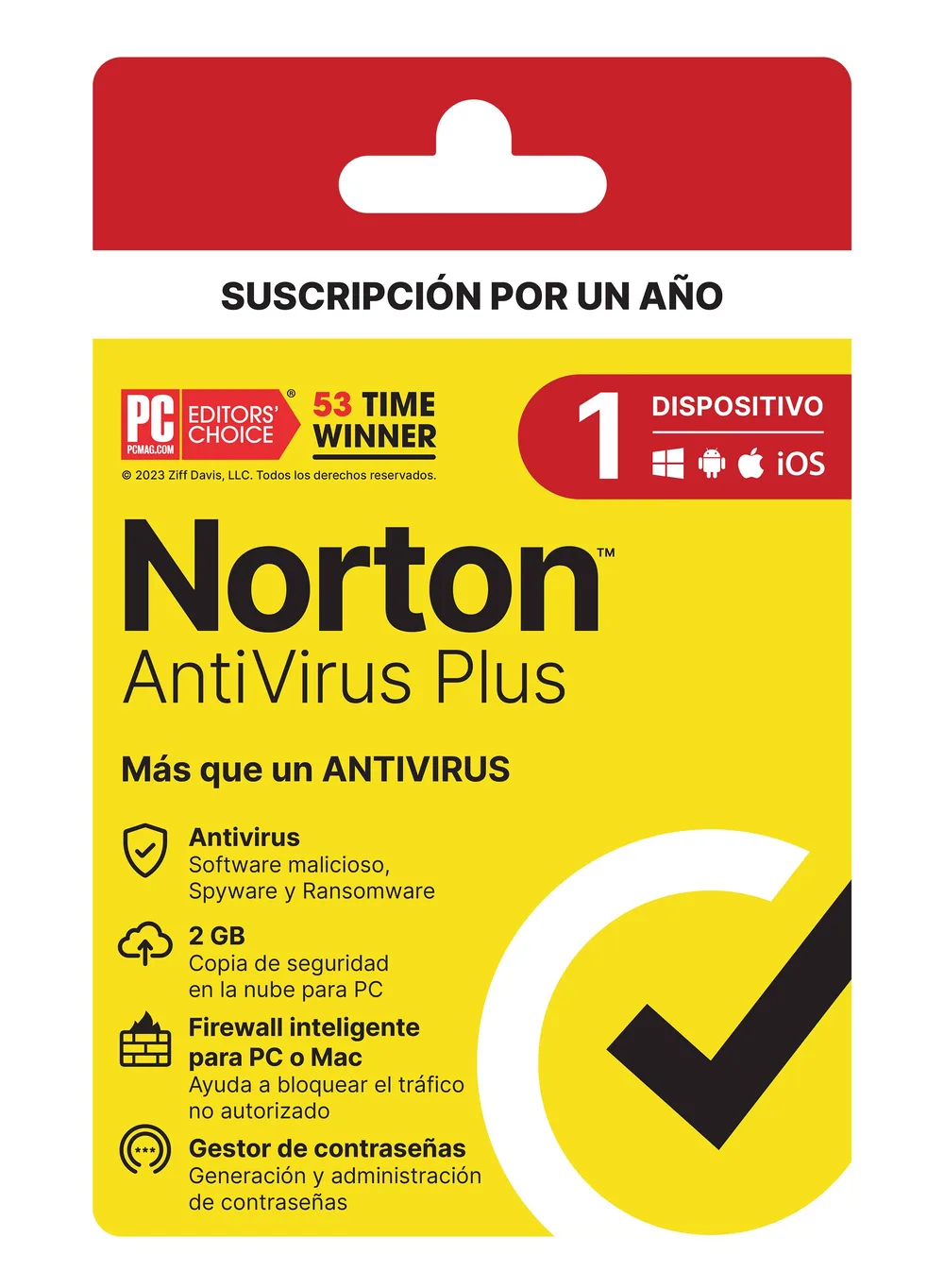 Norton Antivirus Plus 1D 1A 21443389 1 Año(s)