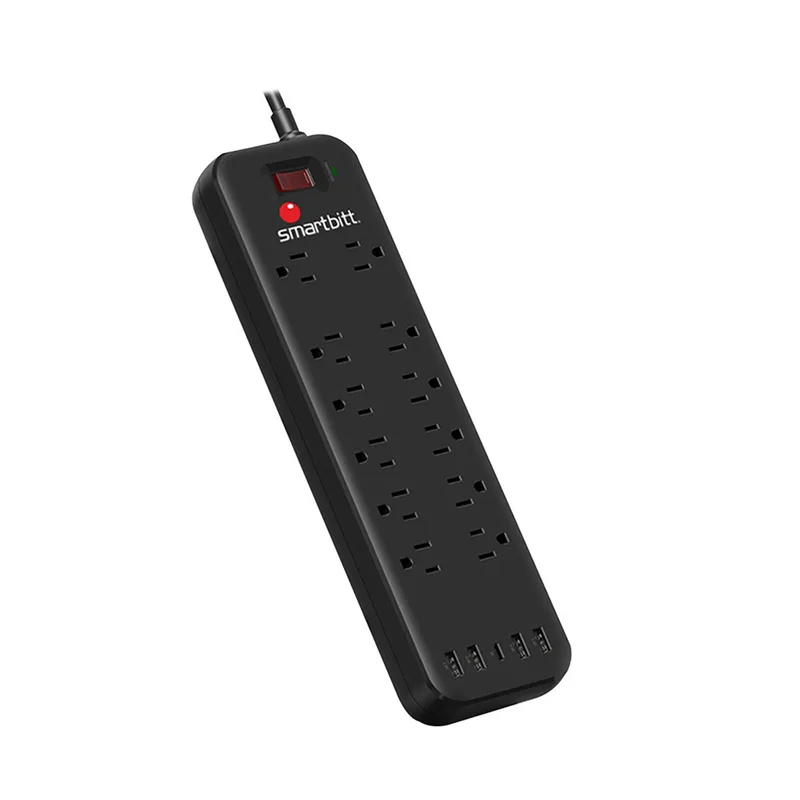 Supresor de picos con puertos USB SMARTBITT 60 Hz SBSS-B12-5U