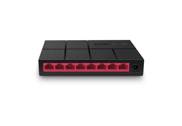 Switch de Escritorio con 8 Puertos a 10/100/1000 Mercusys MS108G de Diseño Compacto Y Configuración Plug And Play Negro