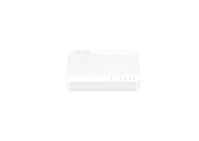 Switch TENDA S105 - Color blanco, 5 puertos, RJ-45