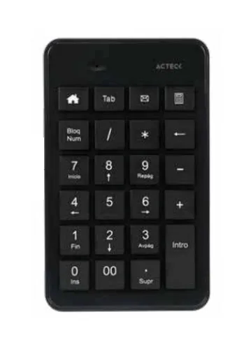 Teclado Numérico Conexión Dual 2.4hz/Bluetooth Inspire TI450 Advanced Series ACTECK Negro AC-934176